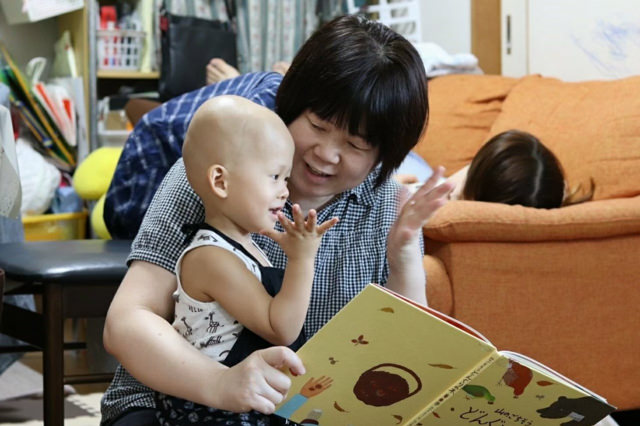 りくちゃんと桜