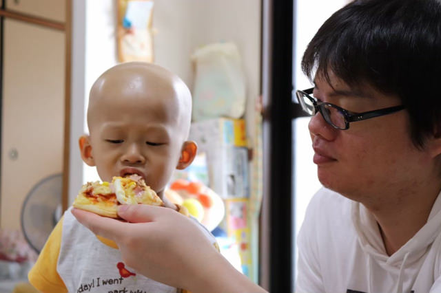 りくちゃんと桜