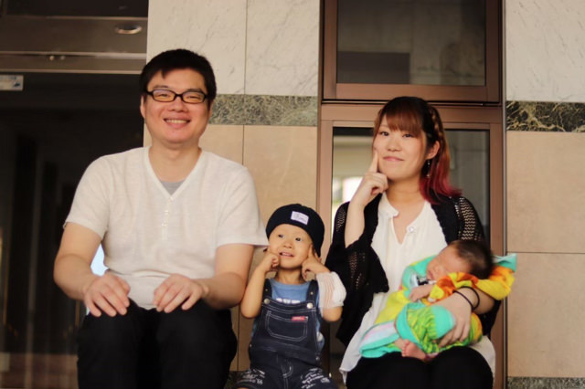 りくちゃんと桜