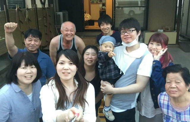 りくちゃんと桜