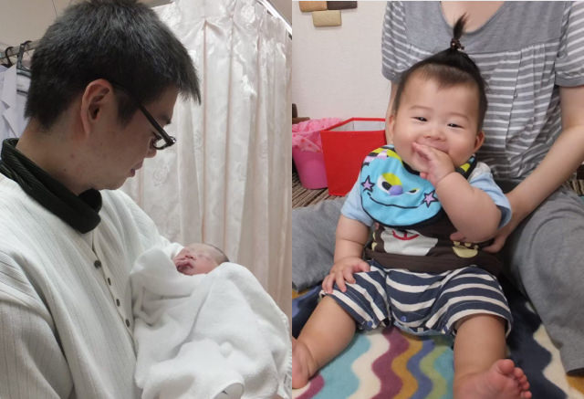 りくちゃんと桜