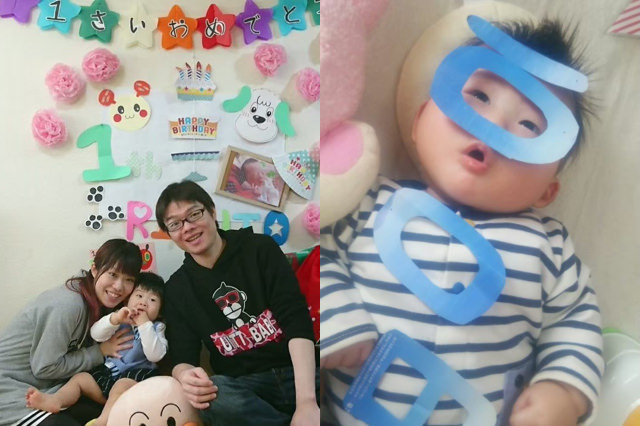 りくちゃんと桜