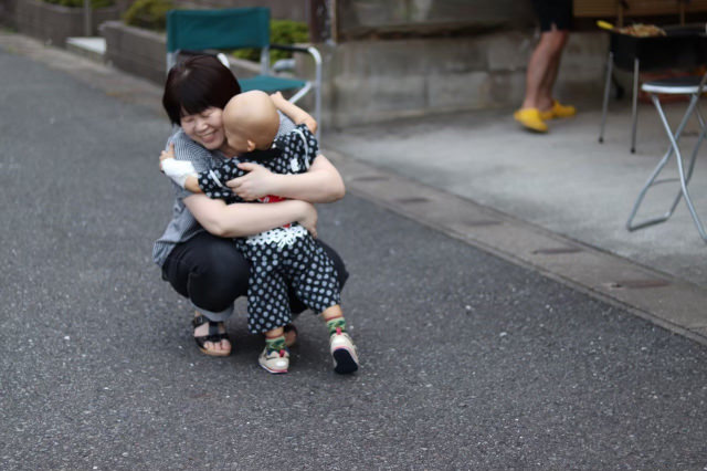 りくちゃんと桜