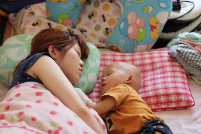 りくちゃんと桜