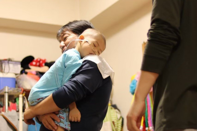 りくちゃんと桜