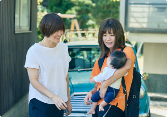親御さんも一休み。働いているお母さんもいます！