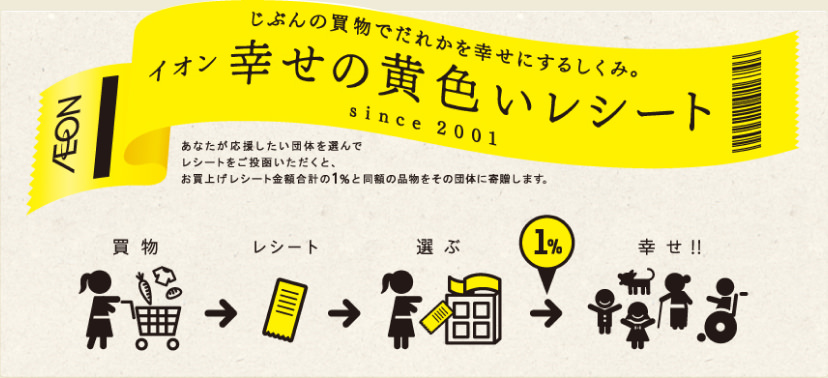 イオン 幸せの黄色いレシート
